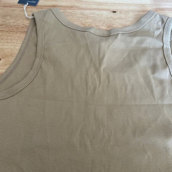 Universal Thread Women's Light Brown Ribbed Shrunken Tank - Size XXL - NWT - Picture 7 of 8